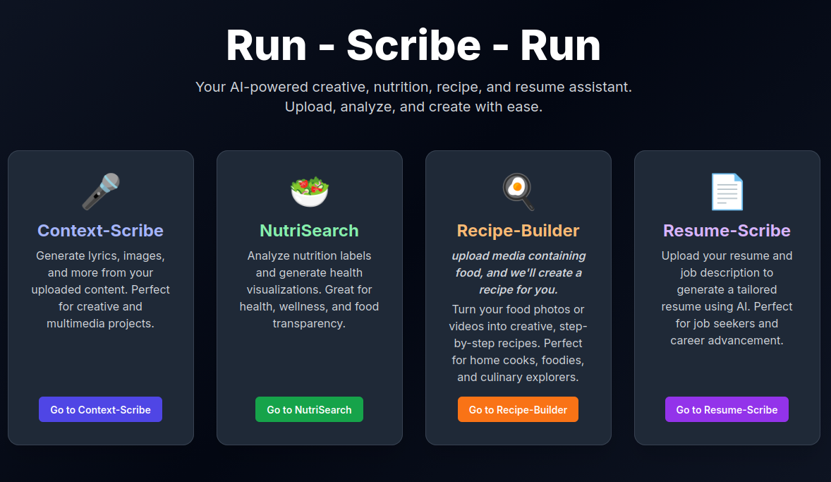 Runscribe Run